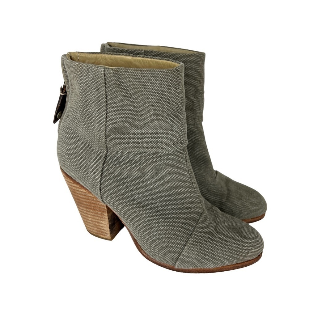 Rag & Bone Newbury Canvas Ankle Booties